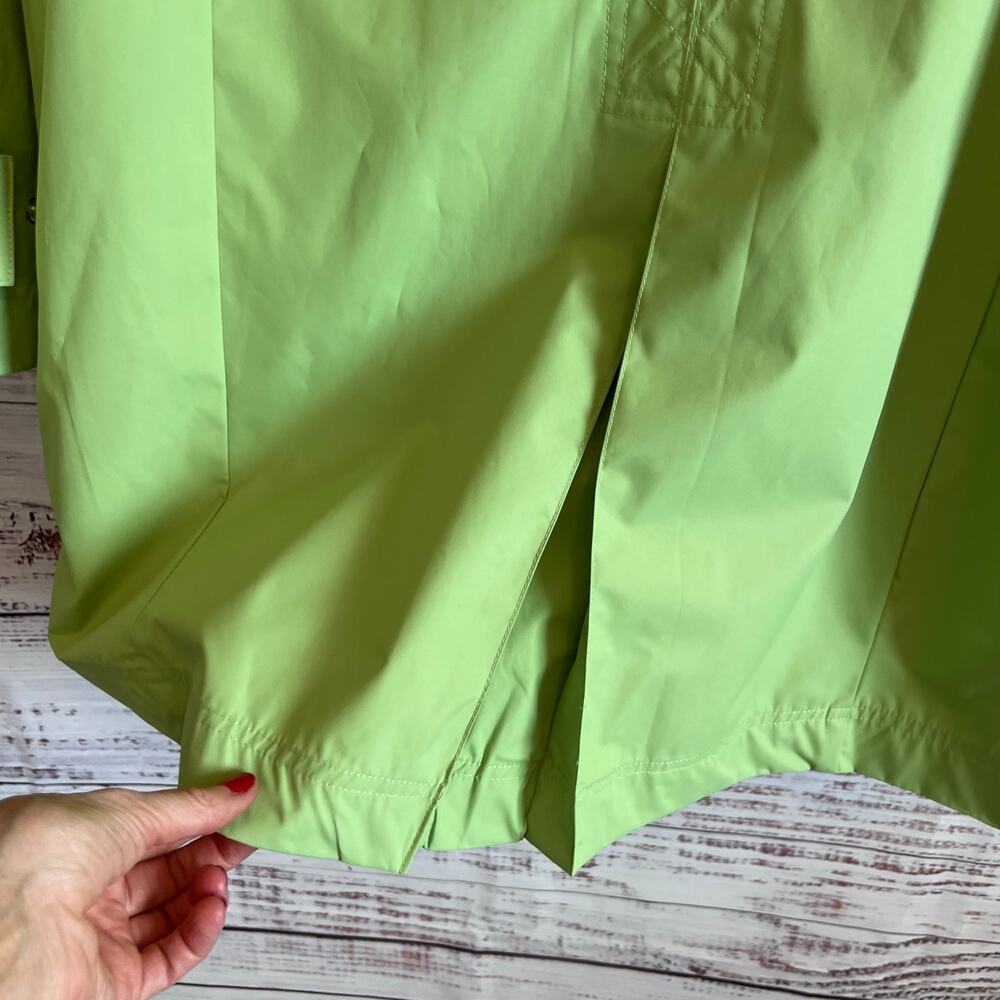 White Stag Lime Green Floral Lining Lightweight Rain Jacket Women's 12/14 - Picture 7 of 14